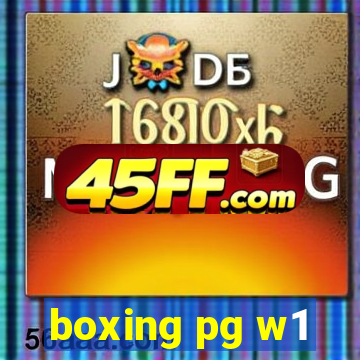 boxing pg w1
